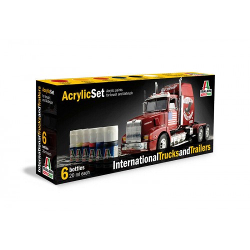Italeri Acrylic Color set International Truck Camion 435AP